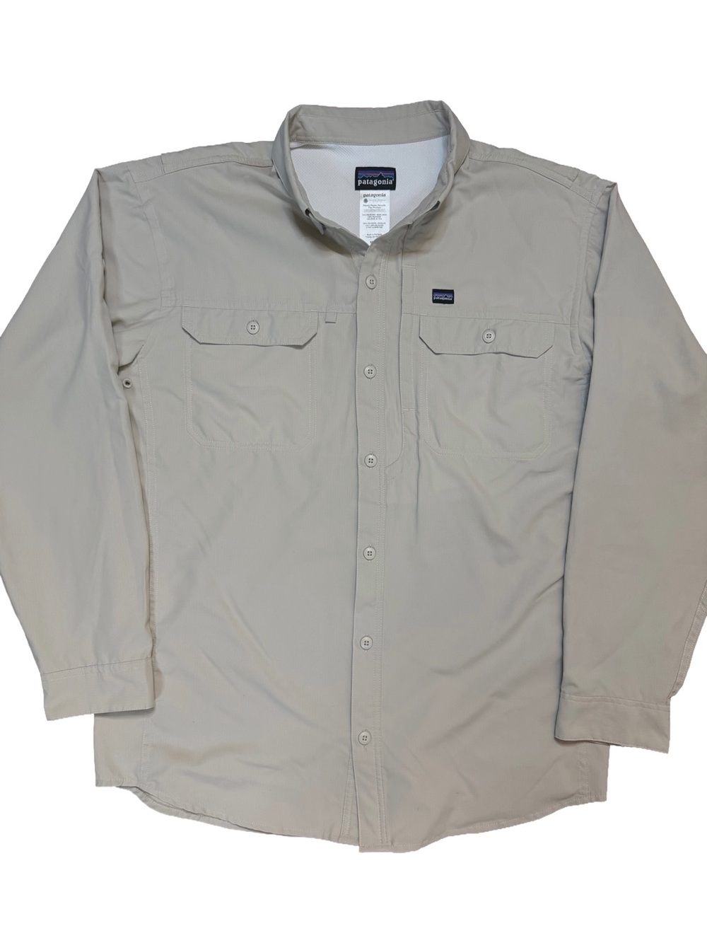 Patagonia Sol Patrol Vented Men's Long-Sleeve Button-Up Shirt Jacket - Khaki